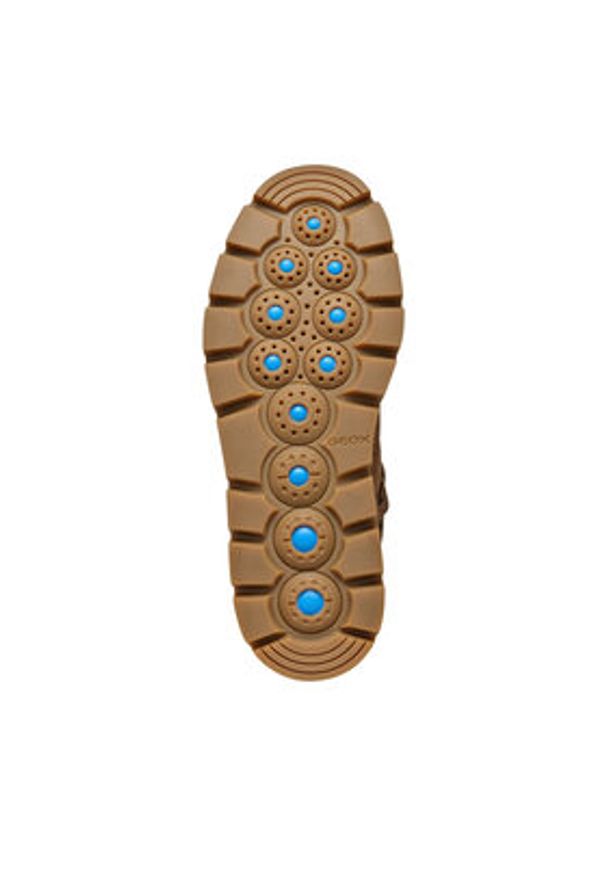 Geox Śniegowce D Spherica Ec7.1 B A D46WSA 00022 C6372 Brązowy. Kolor: brązowy. Materiał: skóra, zamsz