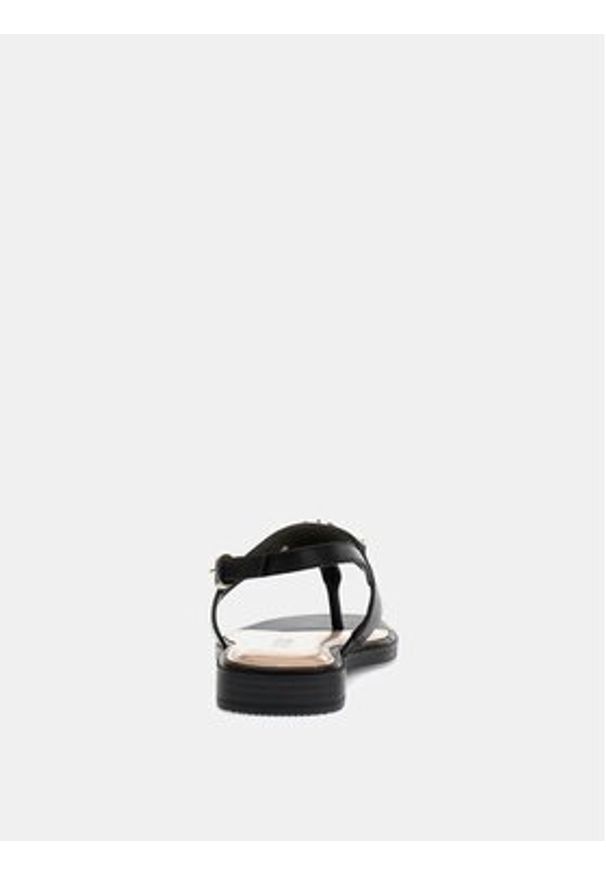 Guess Sandały 181341 Czarny. Kolor: czarny