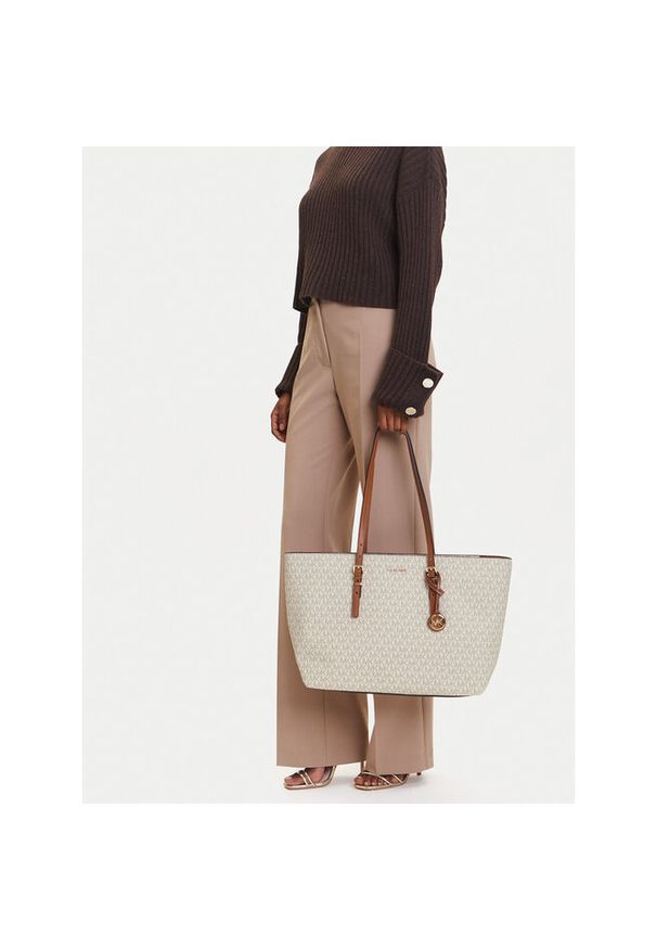 Torebka MICHAEL Michael Kors. Kolor: beżowy