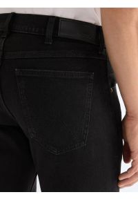 Wrangler - MESKIE SPODNIE WRANGLER REGULAR BLACK RINSE 112125980 #3