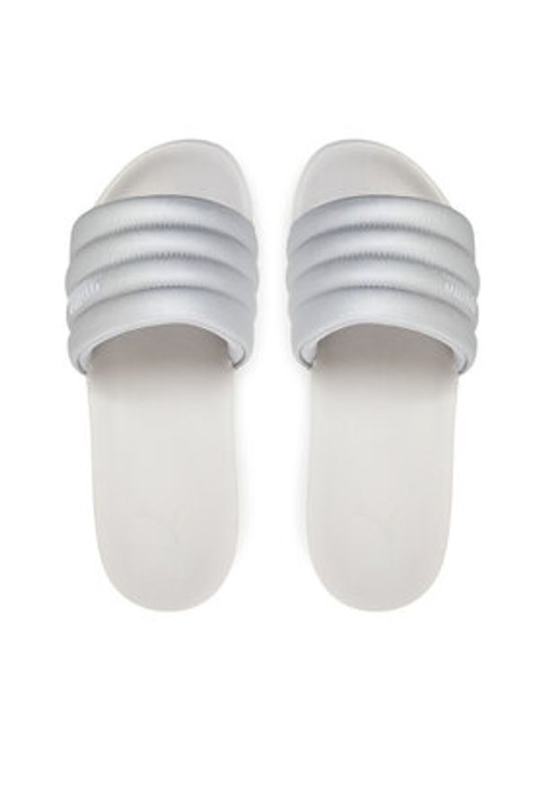 Puma Klapki Karmen Slide Puffy 400679 01 Szary. Kolor: szary. Materiał: skóra