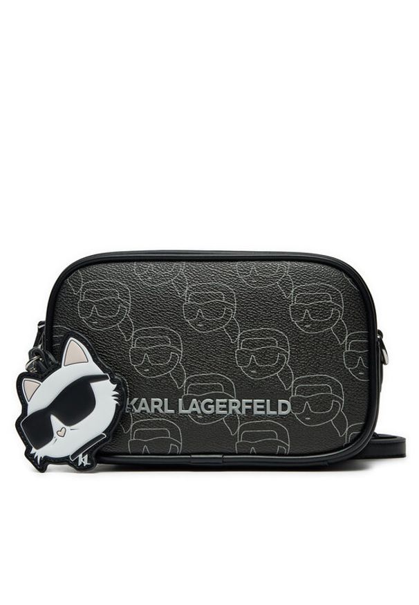 Karl Lagerfeld - KARL LAGERFELD Torebka A1W30135 Czarny. Kolor: czarny. Materiał: skórzane