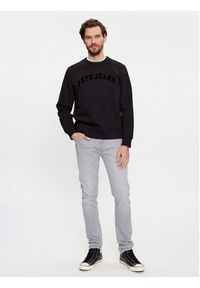 Pepe Jeans Bluza Randall PM582557 Czarny Regular Fit. Kolor: czarny. Materiał: bawełna #2