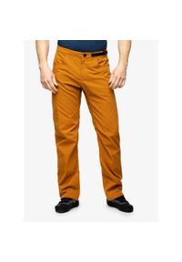 EDELRID - Spodnie wspinaczkowe męskie Edelrid Me Nose Pants. Kolor: pomarańczowy. Sport: wspinaczka