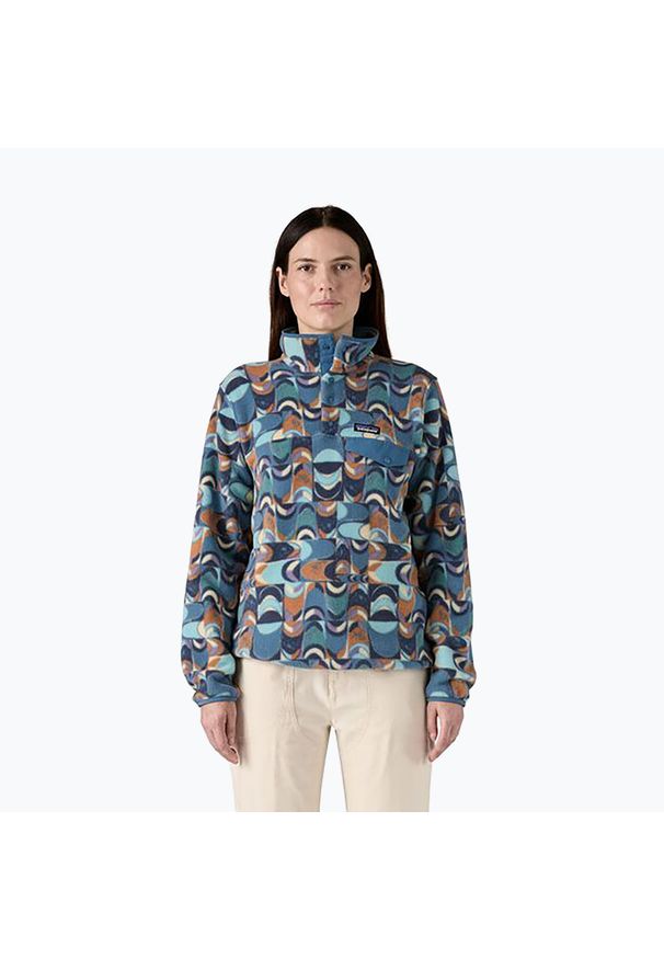 Bluza trekkingowa damska Patagonia LW Synch Snap-T P/O. Kolor: niebieski