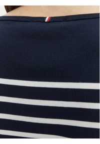TOMMY HILFIGER - Tommy Hilfiger Bluzka New Cody WW0WW40589 Granatowy Slim Fit. Kolor: niebieski. Materiał: bawełna #3