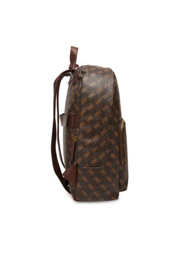 Guess Plecak HMMILO P5219 Brązowy. Kolor: brązowy. Materiał: skóra