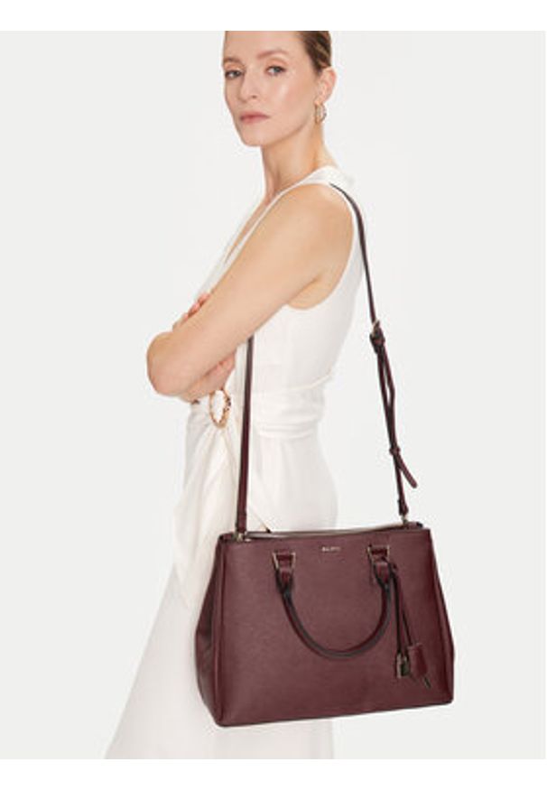 Aldo Torebka Nanever 14076898 Bordowy. Kolor: czerwony. Materiał: skórzane