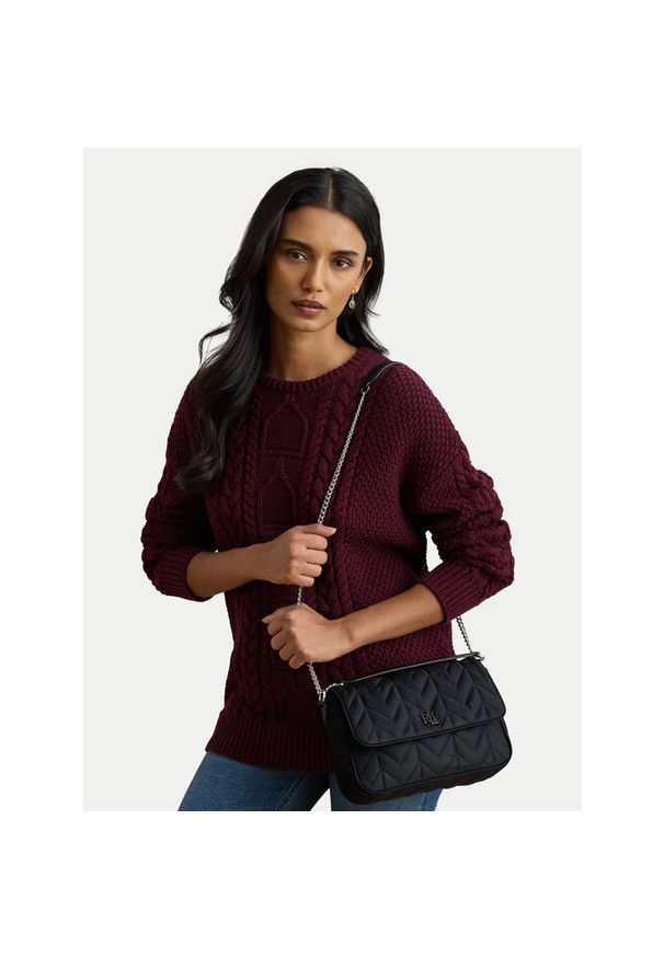 Lauren Ralph Lauren - Torebka LAUREN RALPH LAUREN. Kolor: czarny