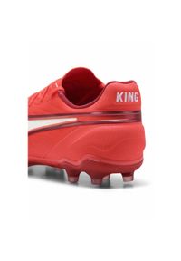 Puma - Buty piłkarskie męskie PUMA King Match FG/AG. Kolor: biały, czerwony, wielokolorowy. Sport: piłka nożna