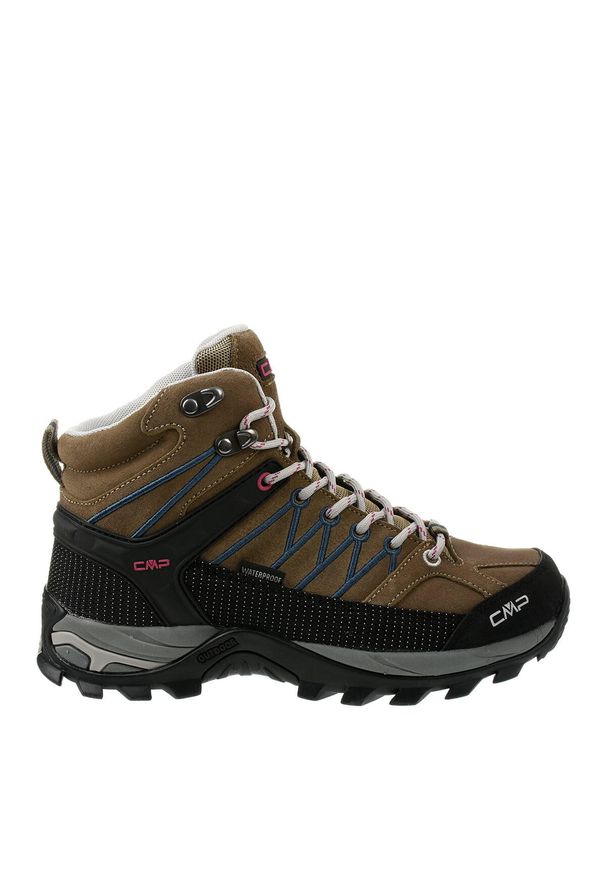 CMP - Rigel Mid Wmn Trekking Shoe Wp. Kolor: wielokolorowy, beżowy, czarny. Sport: turystyka piesza