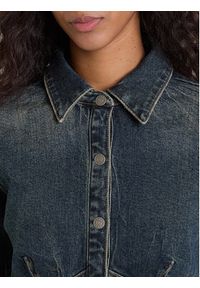 Guess Jeans Koszula jeansowa W5BH47 D4ON3 Granatowy Regular Fit. Kolor: niebieski. Materiał: bawełna #3