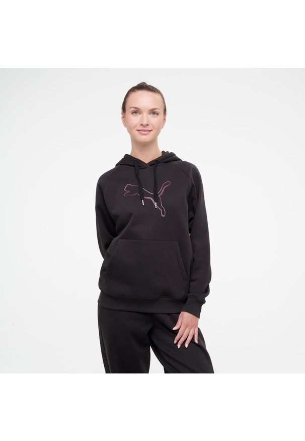 Bluza z kapturem damska Puma Gym & Pilates. Typ kołnierza: kaptur. Kolor: czarny. Materiał: bawełna, materiał. Sport: joga i pilates