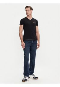 Aeronautica Militare T-Shirt AM1UTI004 Czarny Regular Fit. Kolor: czarny. Materiał: bawełna #4