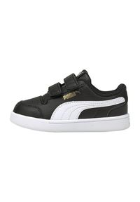 Buty do chodzenia dla dzieci Puma Shuffle JR. Okazja: na co dzień. Kolor: czarny, biały, wielokolorowy. Sport: turystyka piesza #1