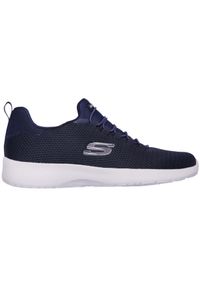 skechers - Buty na co dzień na trening męskie SKECHERS DYNAMIGHT siateczka. Okazja: na co dzień. Kolor: niebieski. Model: Skechers Sport. Sport: fitness