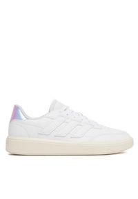 Adidas - adidas Sneakersy Courtblock IF6464 Biały. Kolor: biały. Materiał: skóra #1