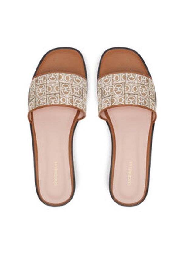 Coccinelle Klapki E4 SVR 17 02 01 Beżowy. Kolor: beżowy. Materiał: materiał