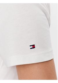 TOMMY HILFIGER - Tommy Hilfiger T-Shirt Gold WW0WW38692 Écru Regular Fit. Materiał: bawełna #2