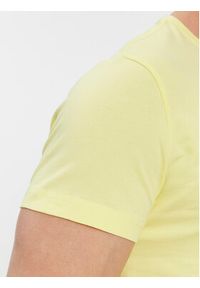 TOMMY HILFIGER - Tommy Hilfiger T-Shirt Stretch Slim Fit Tee MW0MW10800 Żółty Slim Fit. Kolor: żółty. Materiał: bawełna #3