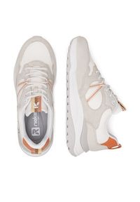 Rieker Revolution Lifestyle Sneakersy W2501-80 Beżowy. Kolor: beżowy. Materiał: materiał #7