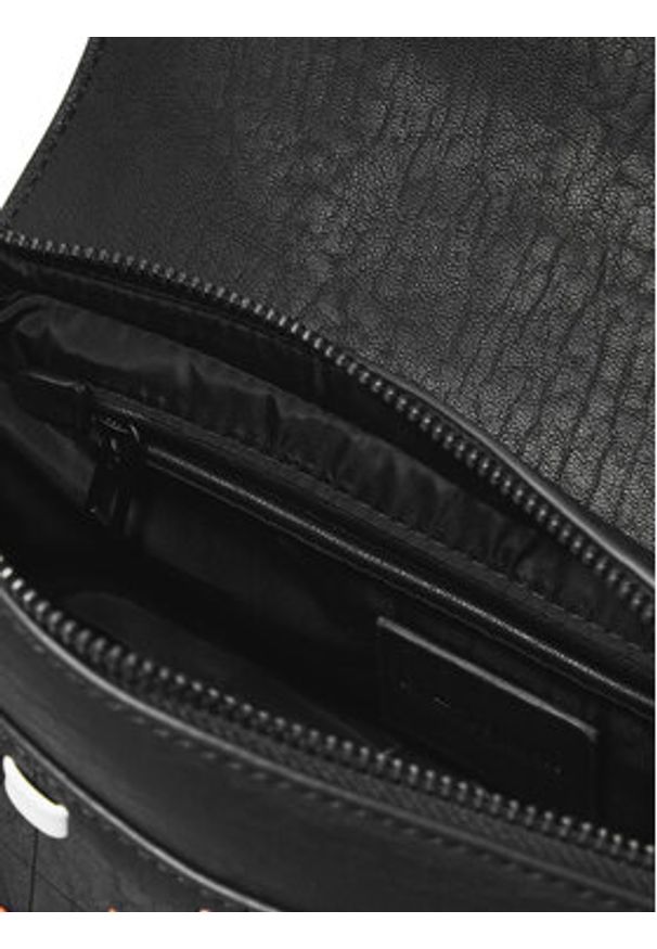 Desigual Torebka 25SAXP82 Czarny. Kolor: czarny. Materiał: skórzane