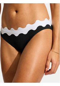 Seafolly Góra od bikini 31437-717 Czarny. Kolor: czarny. Materiał: syntetyk