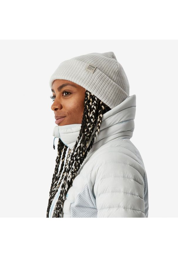 SIMOND - Kurtka narciarska damska Wedze FR900 Warm. Kolor: szary, niebieski, wielokolorowy. Materiał: materiał, mesh, puch. Sezon: zima. Sport: narciarstwo