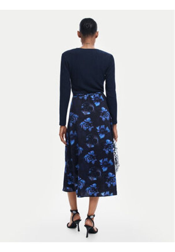 Desigual Sukienka codzienna Filadelfia 24WWVW37 Granatowy Regular Fit. Okazja: na co dzień. Kolor: niebieski. Materiał: syntetyk. Typ sukienki: proste. Styl: casual