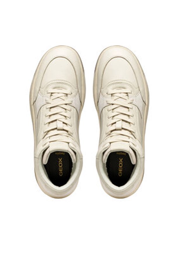 Geox Sneakersy U Sedral Court U56M5B 08522 C1056 Biały. Kolor: biały. Materiał: skóra