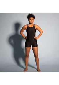 Strój jednoczęściowy do aquafitness damski Adidas BTS FIT LEGST MSTR. Materiał: materiał