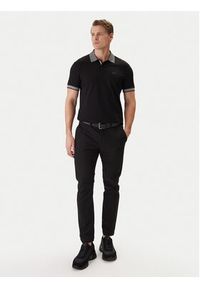 BOSS Polo 50554583 Czarny Regular Fit. Typ kołnierza: polo. Kolor: czarny. Materiał: bawełna #3