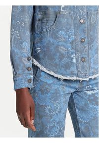 Desigual Koszula jeansowa Pasleyblue 25WWEW68 Niebieski Loose Fit. Kolor: niebieski. Materiał: bawełna #4