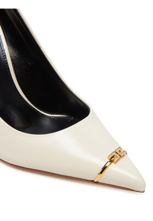 Elisabetta Franchi Szpilki SA-74L-52E2-V500 Beżowy. Kolor: beżowy. Materiał: skóra. Obcas: na szpilce