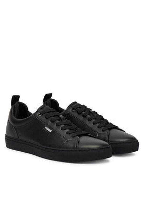Hugo - HUGO Sneakersy Morrie 50558226 Czarny. Kolor: czarny. Materiał: skóra