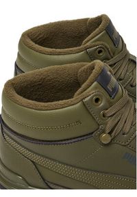 Puma Sneakersy St Runner V4 Mid 402893 06 Khaki. Kolor: brązowy. Materiał: skóra