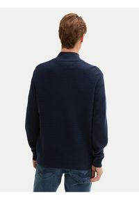 Tom Tailor Sweter 1044475 Granatowy Regular Fit. Kolor: niebieski. Materiał: bawełna #3