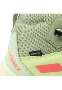 Adidas - adidas Trekkingi Terrex Mid Gtx K GORE-TEX GY7688 Zielony. Kolor: zielony. Materiał: materiał #4