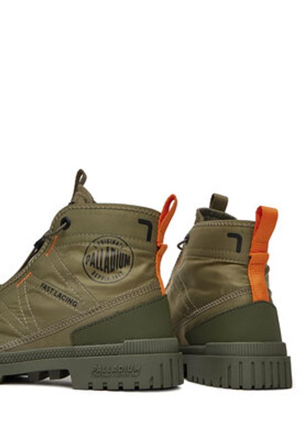 Palladium Trapery Sp20 Travel Hi 74476-377-M Zielony. Kolor: zielony. Materiał: materiał