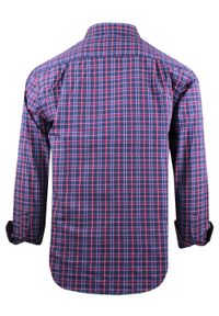 Casualowa Koszula, Kołnierzyk Button Down - Pako Jeans - Granat w Kratkę. Okazja: na co dzień. Typ kołnierza: button down. Kolor: niebieski. Materiał: bawełna. Wzór: kratka. Sezon: lato. Styl: casual #5