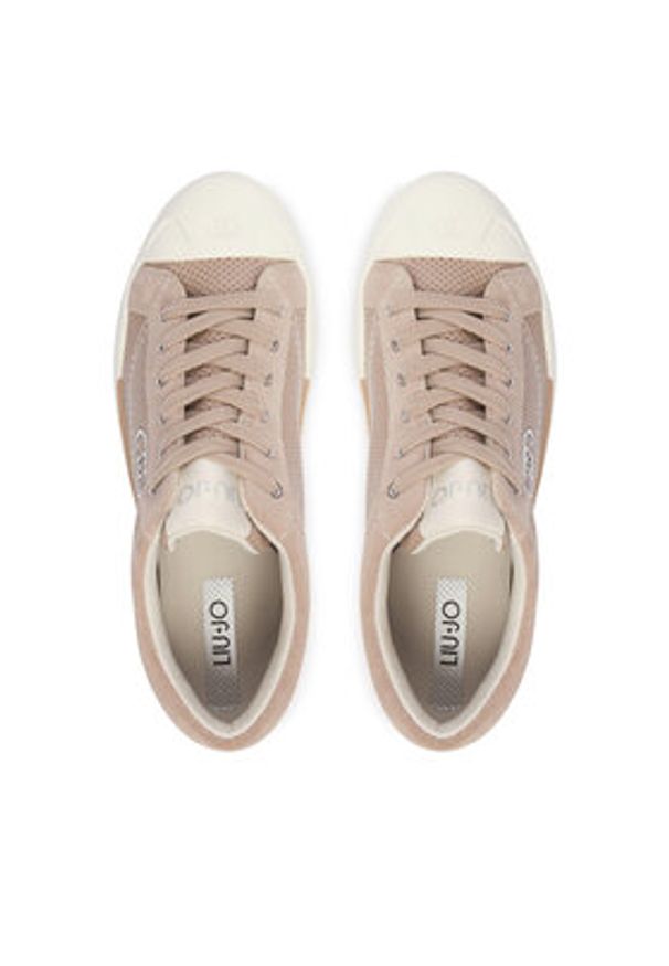 Liu Jo Sneakersy Benson 01 BA6055 EX337 Beżowy. Kolor: beżowy. Materiał: skóra