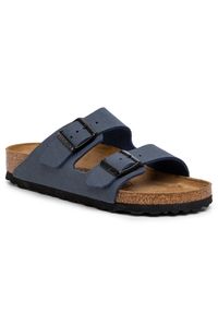 Birkenstock Klapki Arizona Kids 552903 Granatowy. Kolor: niebieski. Materiał: skóra #1