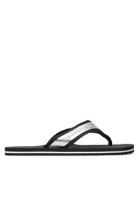 Calvin Klein Jeans Japonki Beach Sandal In Met YM0YM00950 Czarny. Kolor: czarny. Materiał: materiał