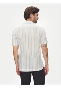 Lindbergh Koszula 30-203419 Błękitny Relaxed Fit. Kolor: niebieski. Materiał: bawełna #4