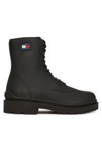 Trzewiki Tommy Jeans. Kolor: czarny