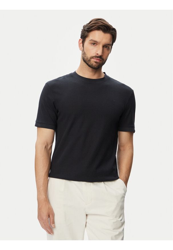 JOOP! T-Shirt Jj-Tangur 30103403 Granatowy Regular Fit. Kolor: niebieski. Materiał: bawełna