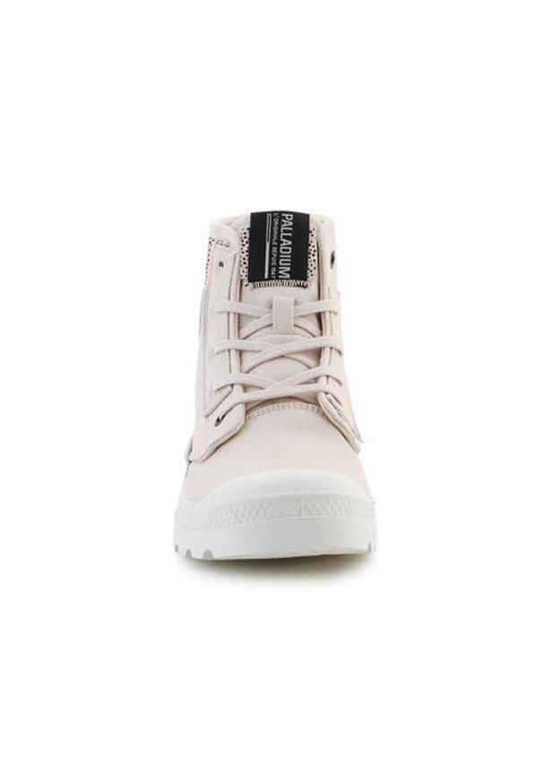 Buty do chodzenia damskie Palladium Pampa Underlayer. Kolor: beżowy. Materiał: tkanina. Szerokość cholewki: normalna. Sport: turystyka piesza