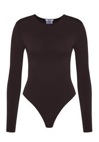 Wolford Body Berlin 75087 Brązowy Slim Fit. Kolor: brązowy. Materiał: bawełna #2