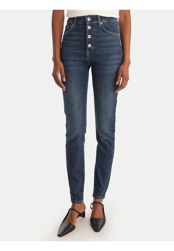 Karl Lagerfeld Jeans Jeansy B1W10033 Granatowy Skinny Fit. Kolor: niebieski