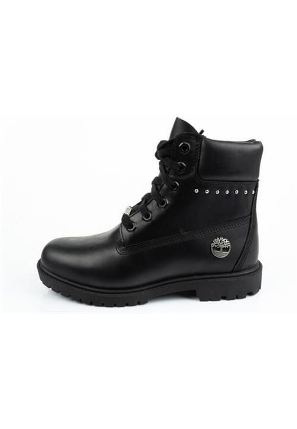 Buty do chodzenia damskie Timberland 6IN Hert BT Cupsole. Wysokość cholewki: za kostkę. Zapięcie: sznurówki. Kolor: czarny. Materiał: materiał, syntetyk. Szerokość cholewki: normalna. Sport: turystyka piesza
